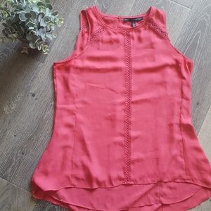 Salmon tank top blouse